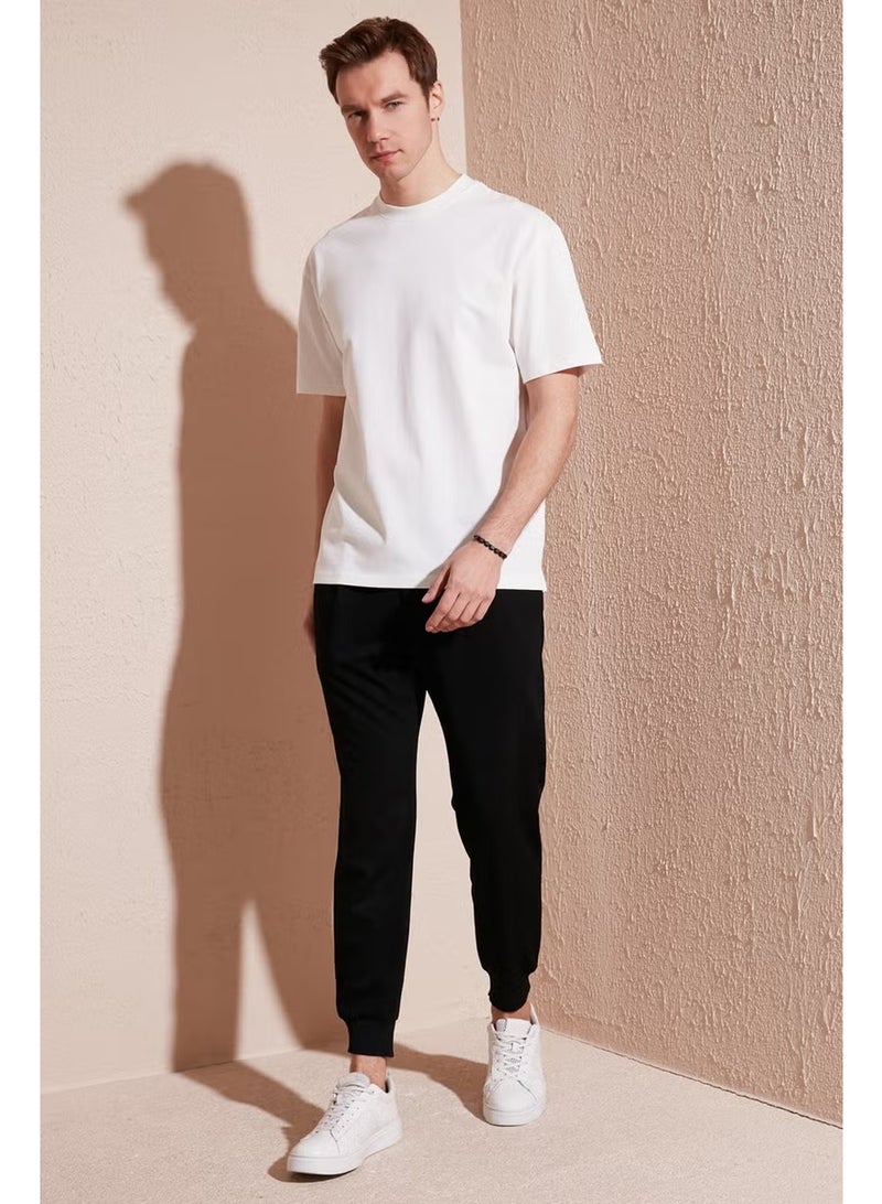 Buratti Cotton Relaxed Fit Crew Neck T Shirt Men's T Shirt 5905446 - Image 2